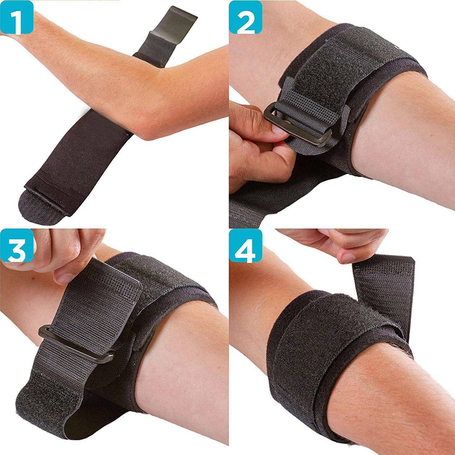 Elbow Brace Strap Tendinitis Golf Tennis Arthritis Pain Relief Pad Support