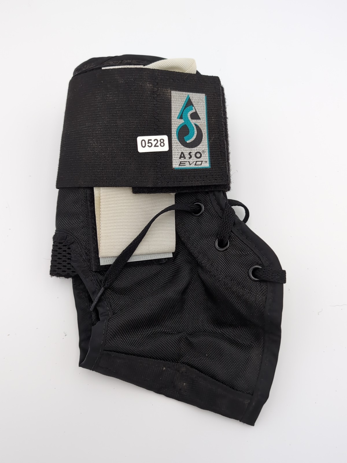 ASO Ankle Stabilizer Orthosis EVO Speed Lacer, Black, Large