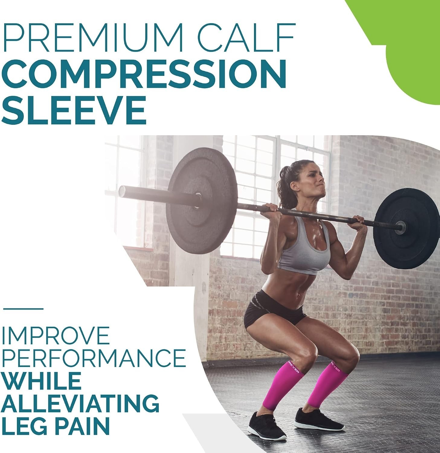 Breathe Easy with our 20-30 mmHg Calf Compression Sleeves for Running & Fitness