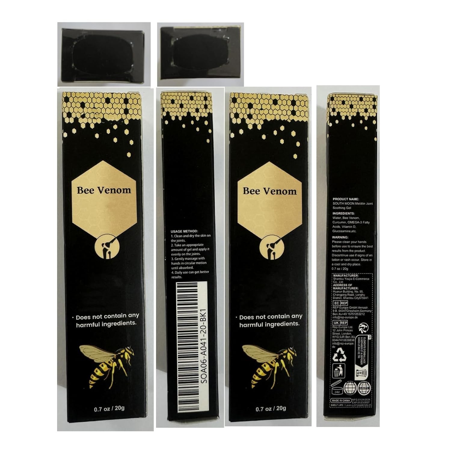 3PCS New Zealand Bee Venom Skin Treatment Cream, 2024 New Bee Venom Treatment Cr