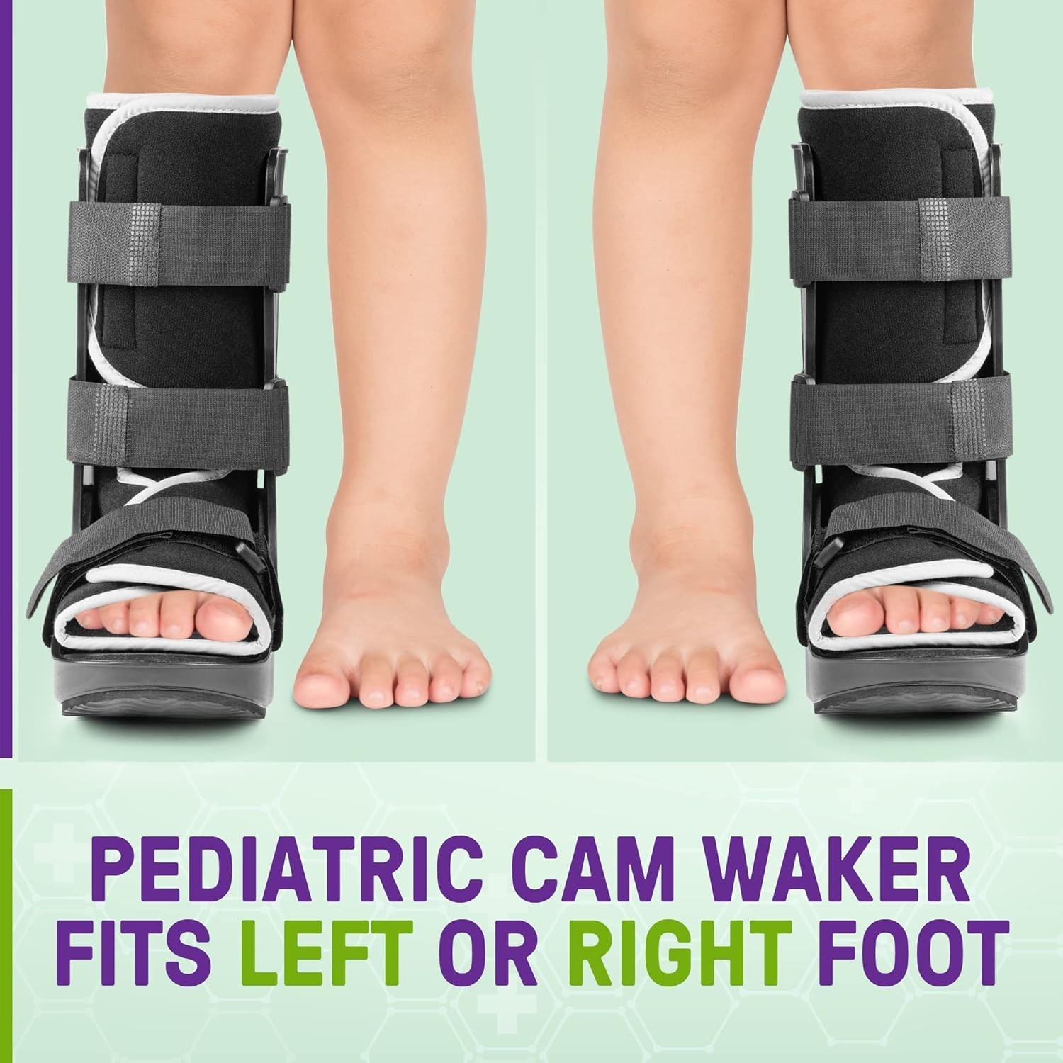 Pediatric Walking Boot Kids Children’s Ankle Support Shoe 6.5-8 Years Old