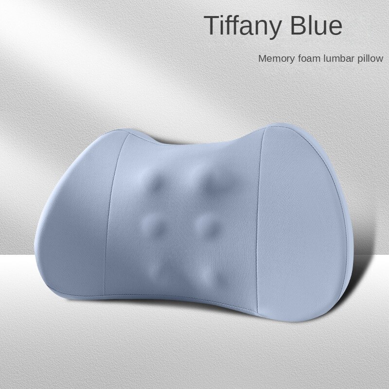 Car Lumbar Support For Driving Memory Foam Auto Seat Backrest Waist Cushion