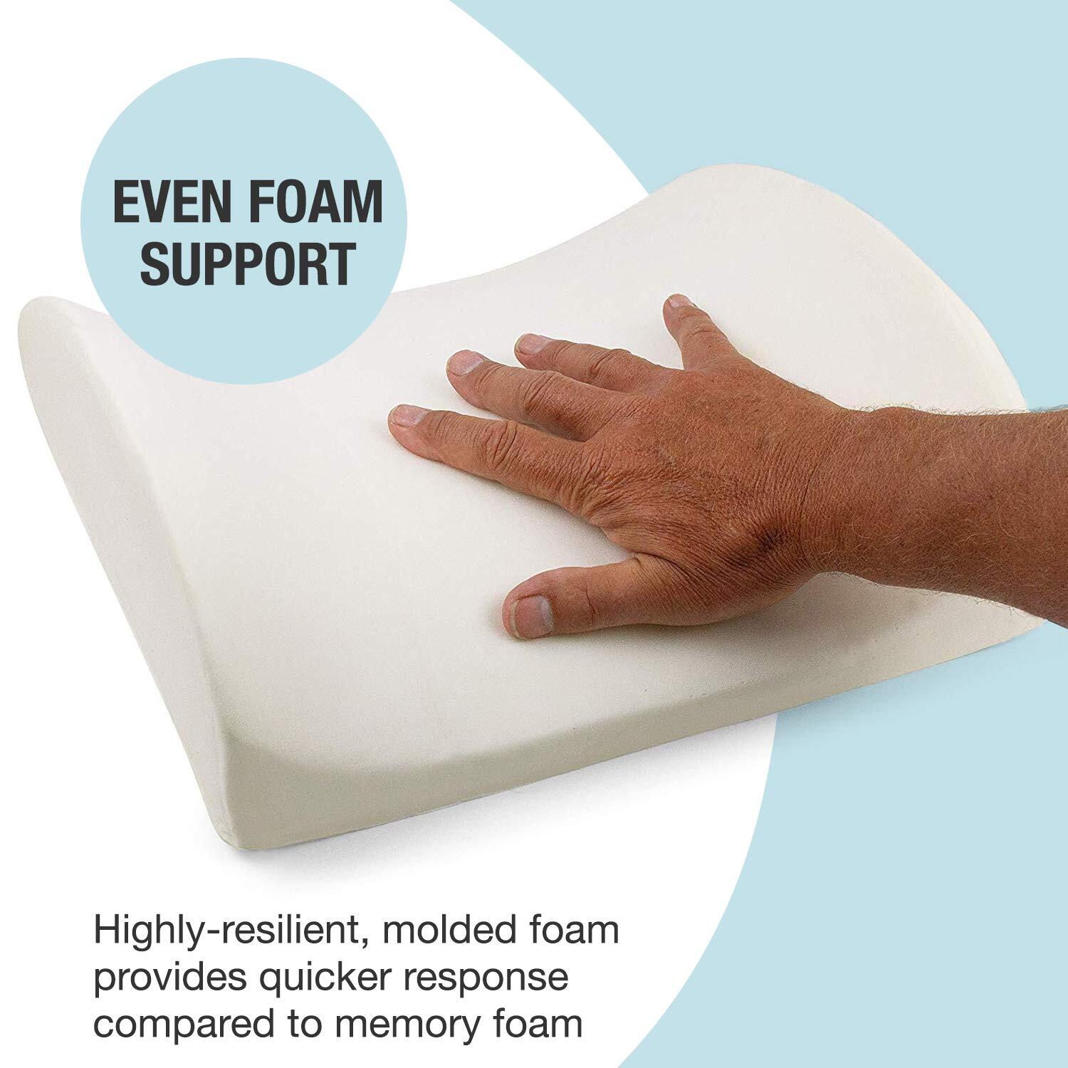 Ergonomic Lumbar Support Pillow for Back Pain Relief and Posture Alignment