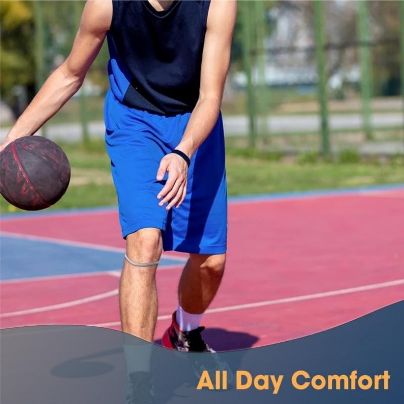 Patella Bands Knee Basketball Protector, Silicone Patellar Tendon Support Strap