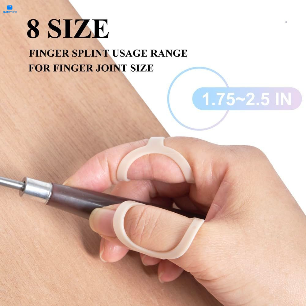 Oval Finger Splint 8 pcs, Splints for Medium(2,3,4,5,6,7,8,9)