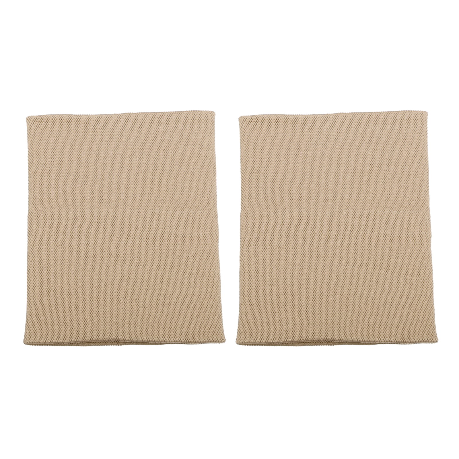 2 Pairs Compression Wrist Cuffs Elastic Sleeves for Women Men Beige XL