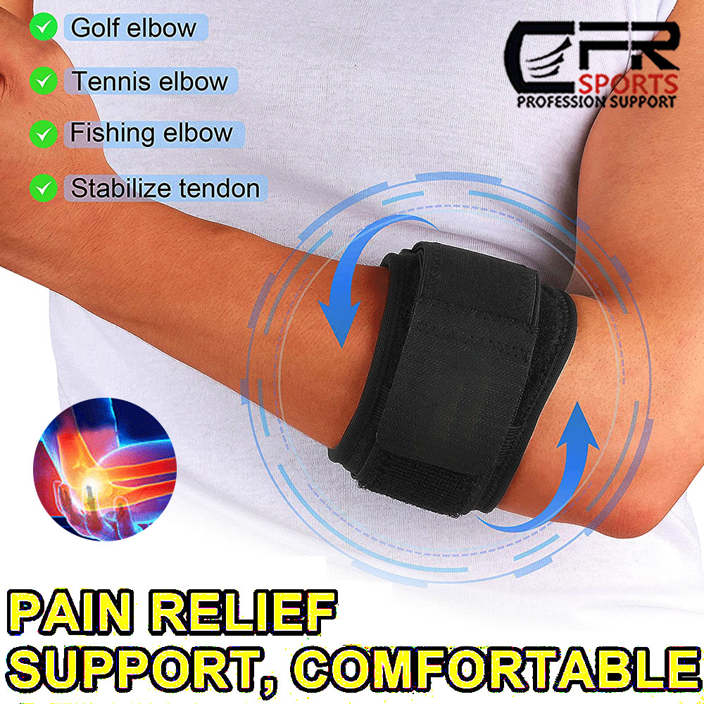 Elbow Brace Compression Support Arthritis Tendonitis Tennis/Golfer Joint Pain HG