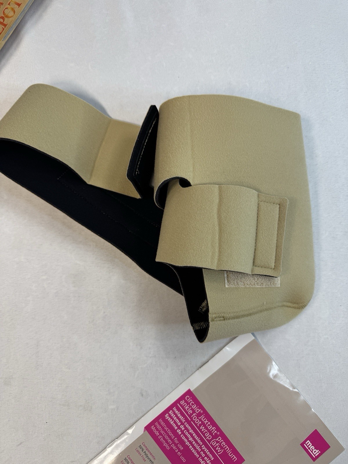 CircAid JuxtaFit Premium Interlocking Closed Heel Ankle Foot Wrap LARGE