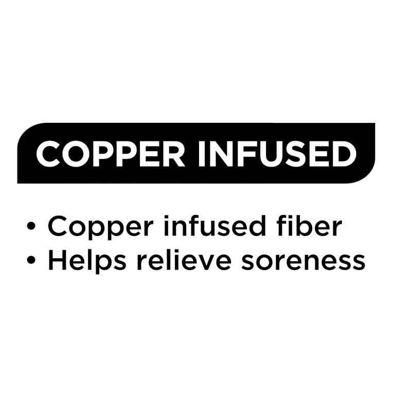 Equate Copper-Infused Ankle Compression Sleeve Brace, Medium/Large