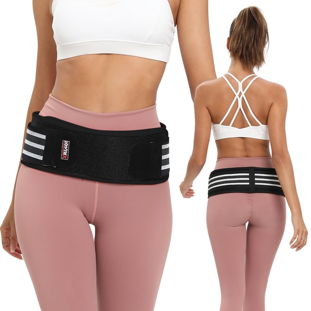 Sacroiliac SI Joint Hip Belt for Women and Men Lower Back Support Brace Sciat…
