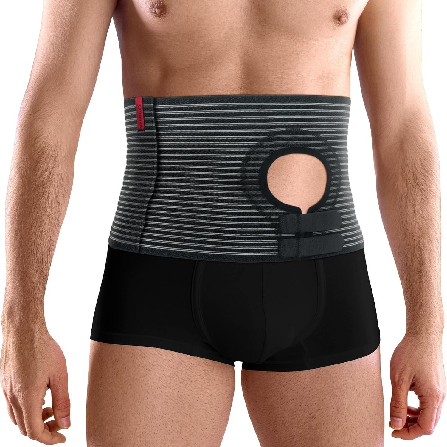 ORTONYX Abdominal Ostomy Belt for Men and Women L-XXL BLACK NEW 570