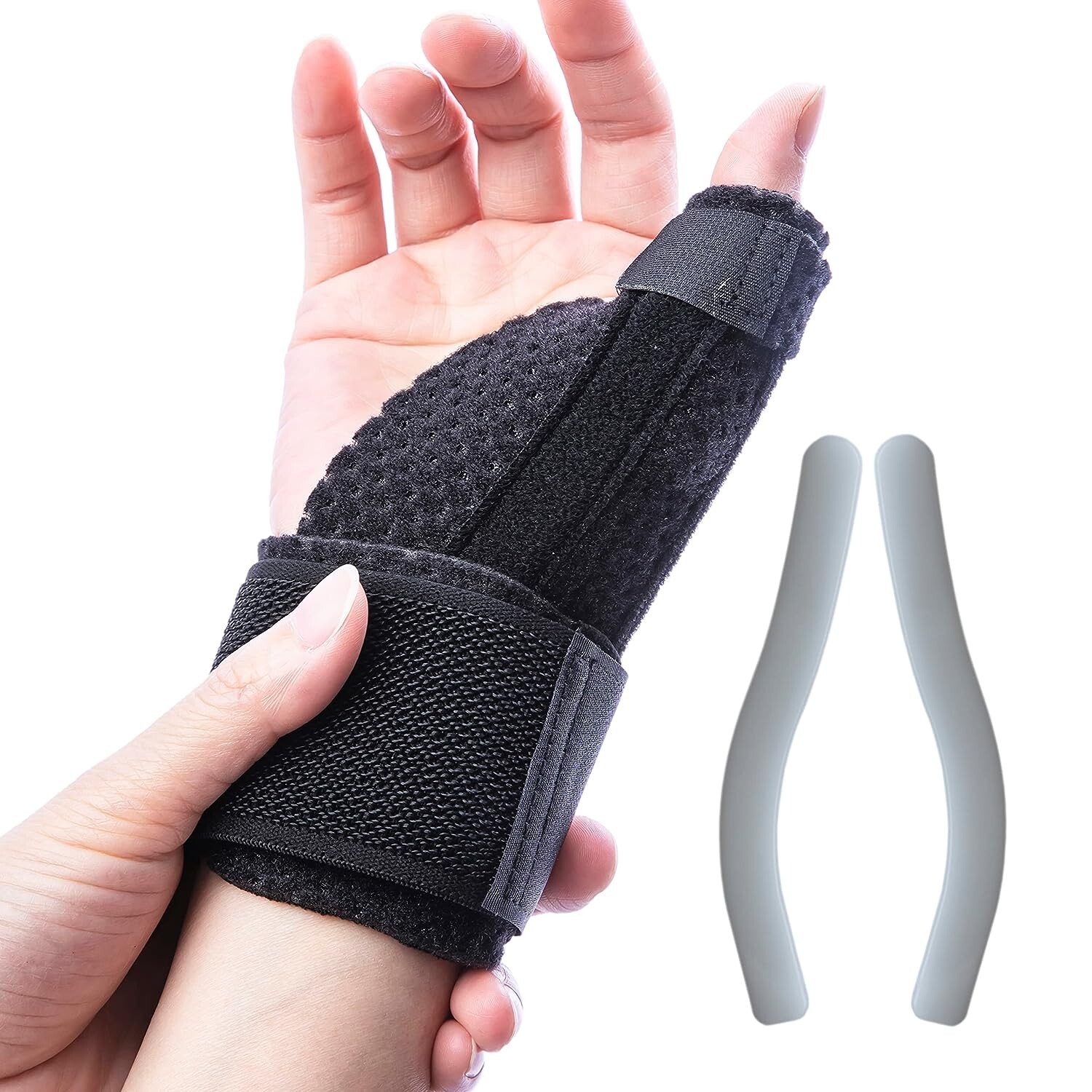 Wrist Brace Wrist Wraps and Thumb Stabilizer with Splints Support (Left Hand)
