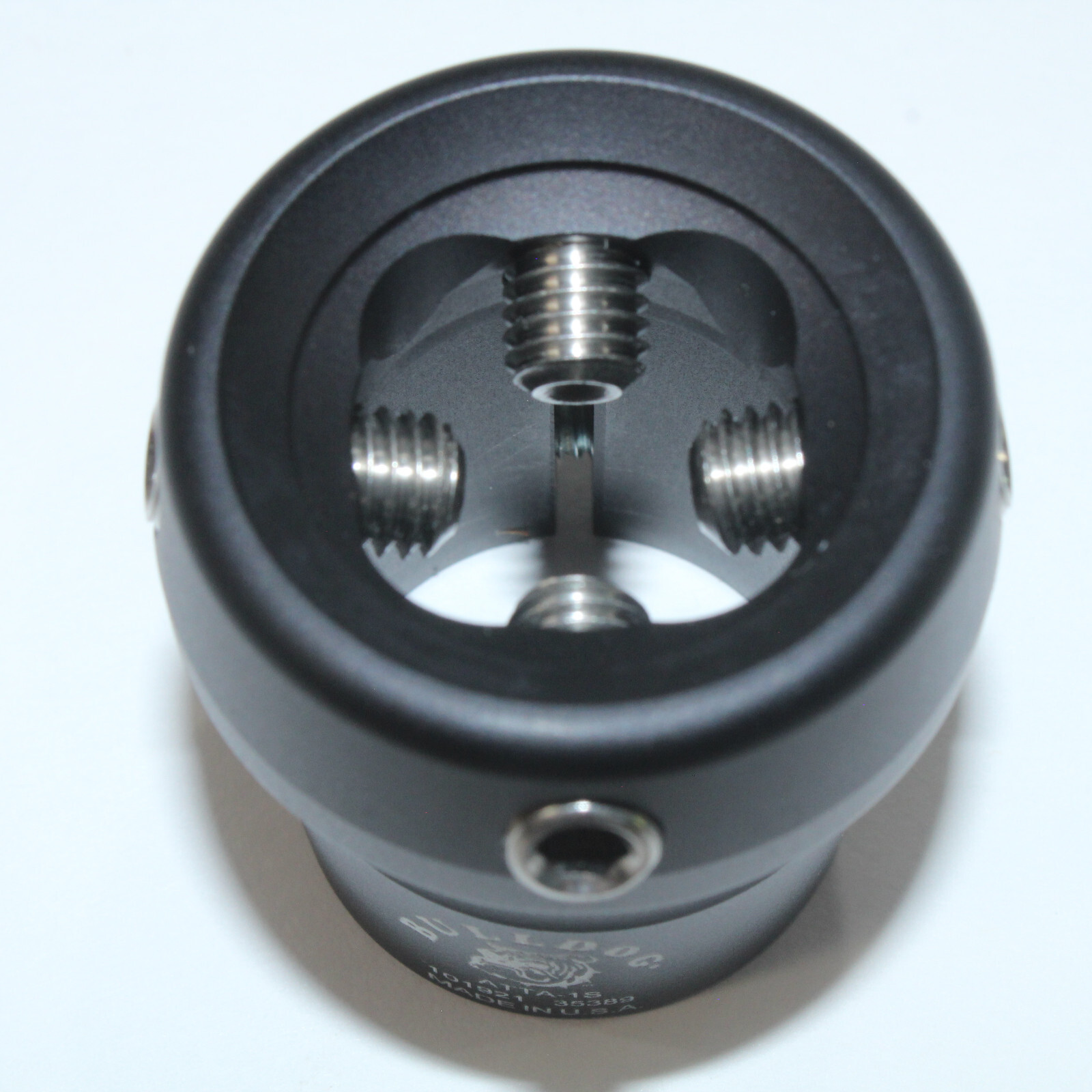 BULLDOG Aluminum 30 mm Tube Clamp Adapter [ATTA-1S] Black Anodized