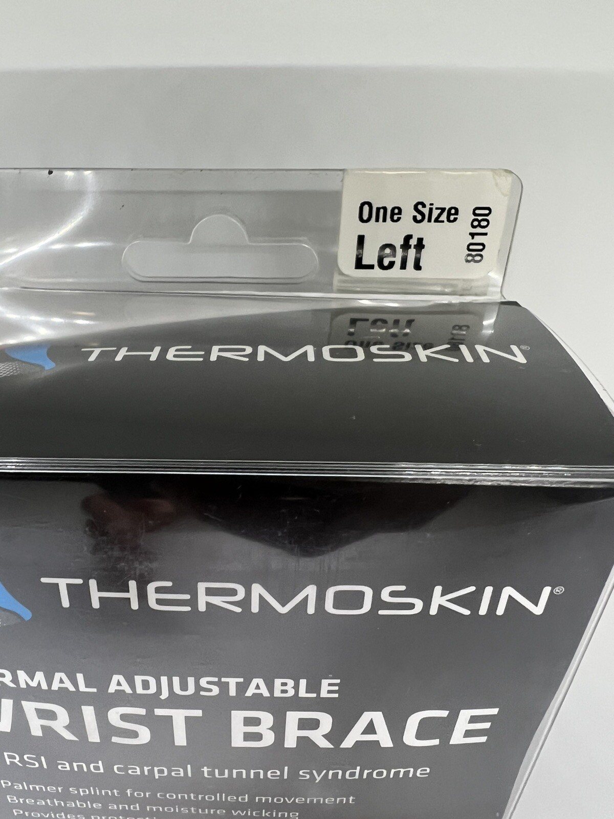 Thermoskin Thermal Adjustable Wrist Brace Sleeve One Size Fits Most Left Hand