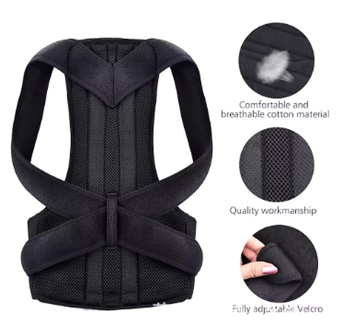 Back Brace Posture Corrector Adjustable Shoulder Support Straightener Men Women