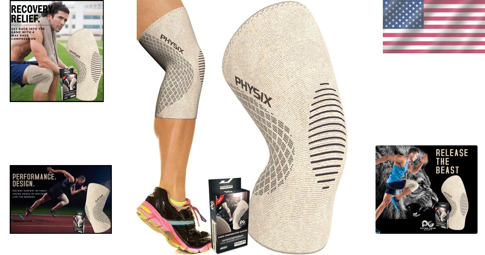 Flexible Knee Support Sleeve for Active Lifestyle – Moisture-Wicking Fabric