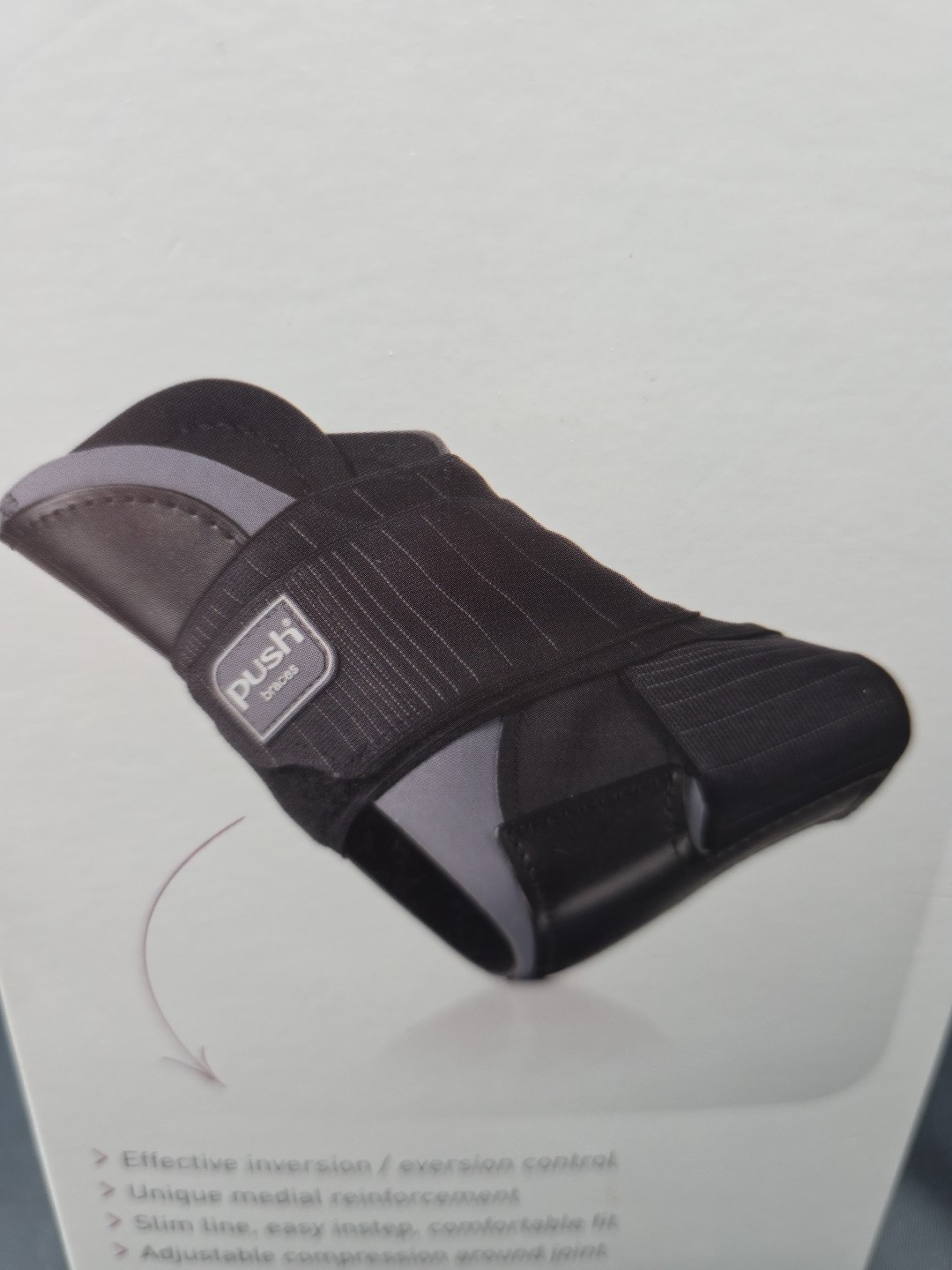 PUSH BRACES Ortho Ankle Brace Aequi Support Size 3 Left Side