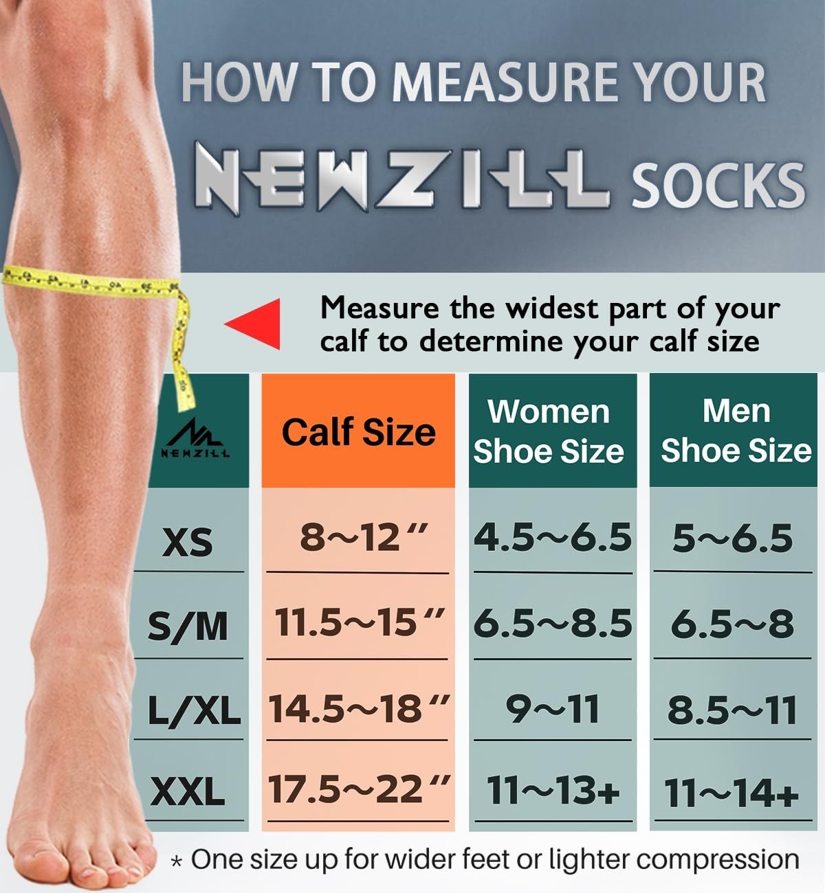 Compression Socks 20-30 mmHg Knee-High Support for Men & Women, Circulation Aid,