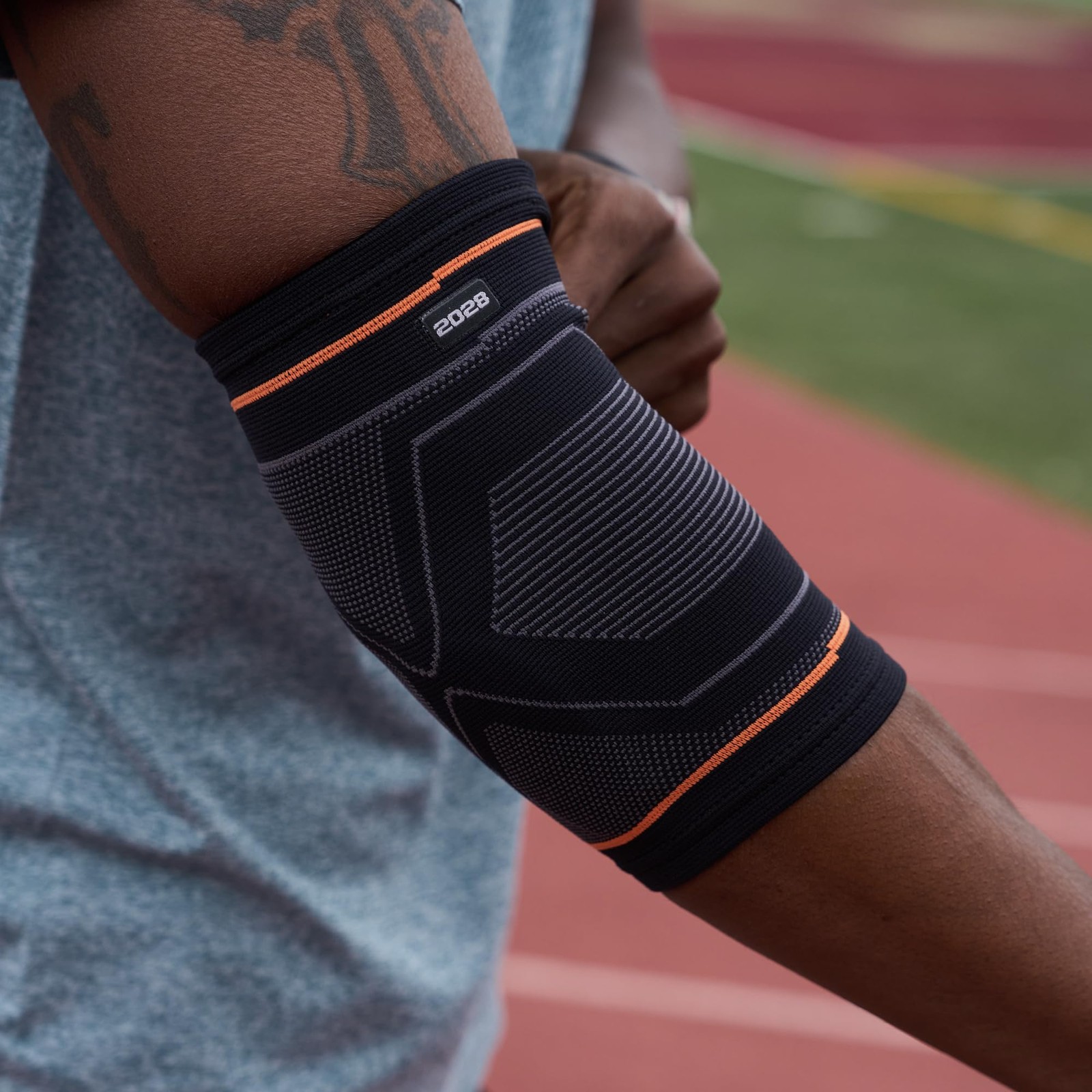 Shock Doctor Compression Knit Elbow Sleeve with Gel Support