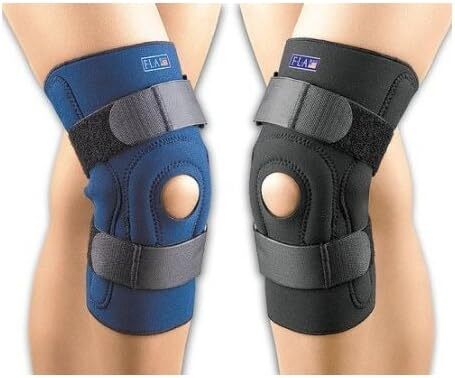 FLA Hinged Knee Stabilizing Brace Black X-Small