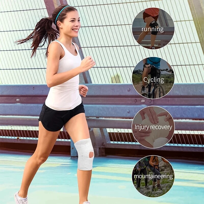 Knee Brace with Side Stabilizer Relieve Meniscus Tear Pain ACL Arthritis Strap