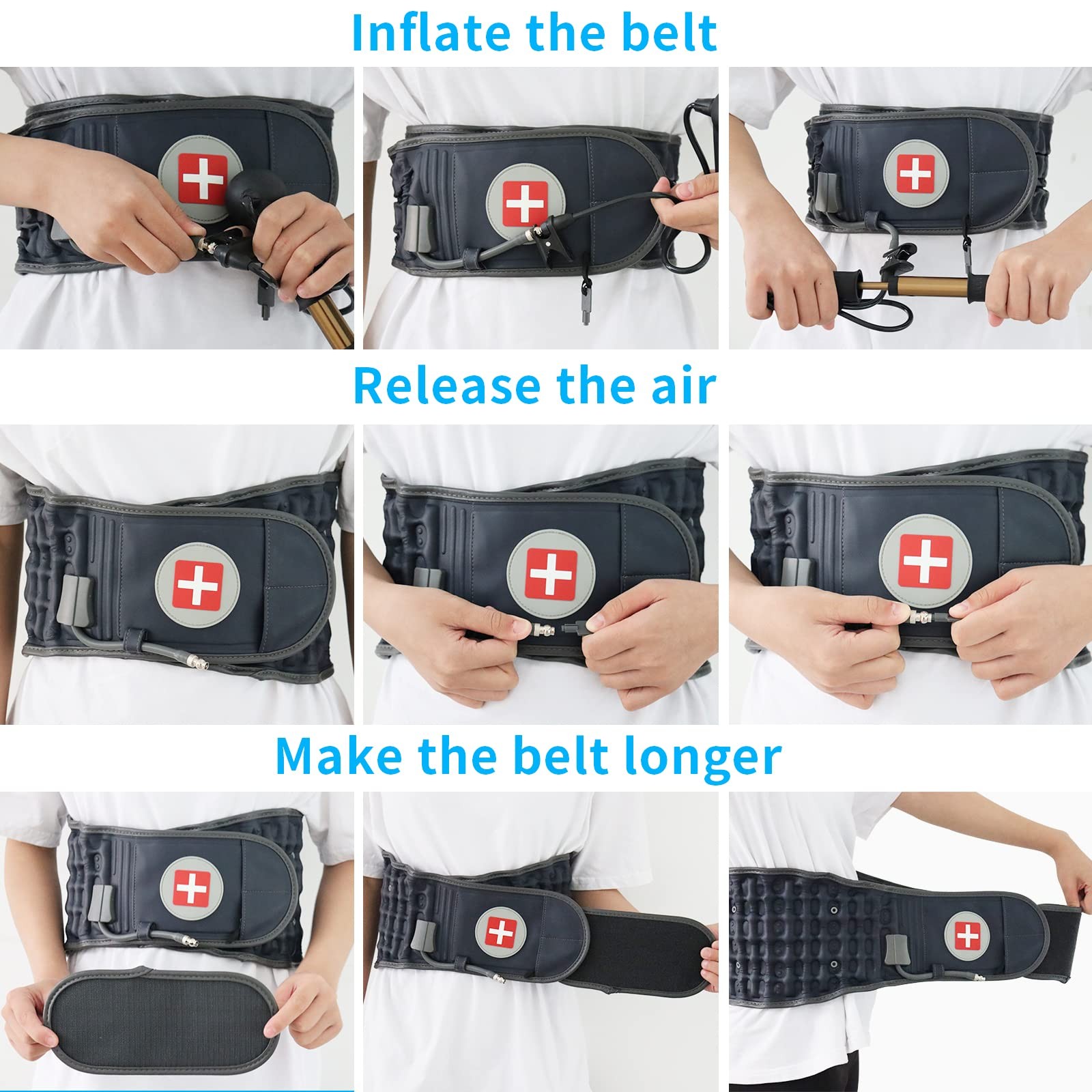 Decompression Back Belt – Lumbar Support Belt for Men & Women Lower Back Pain…