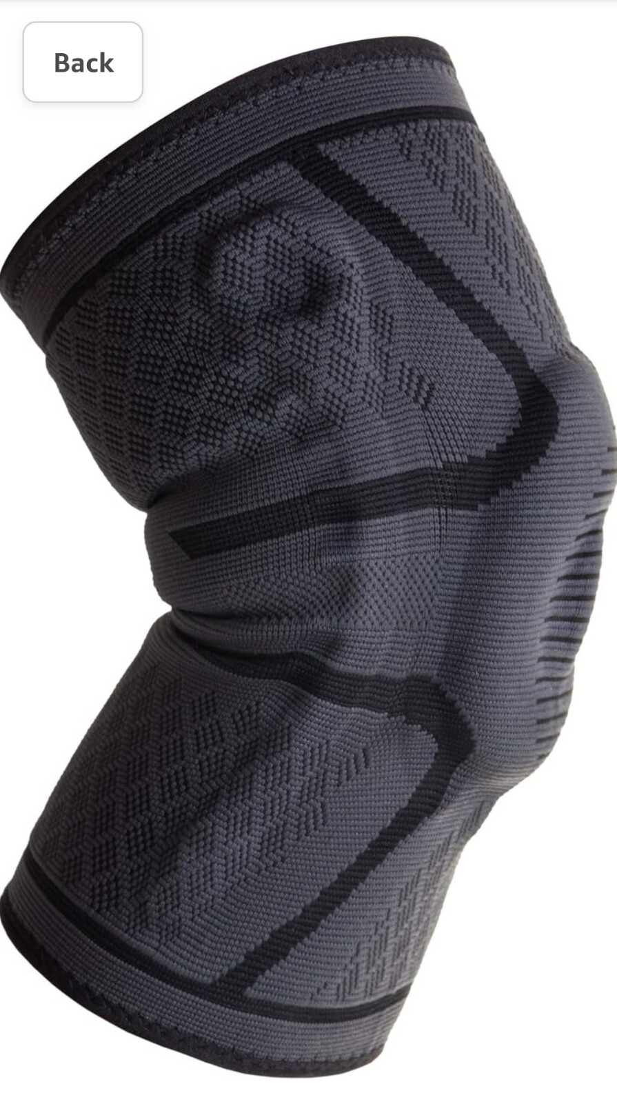 X4 Stuffvisor Knee Compression Sleeves Men’s Knee Brace Supports Knee Large New
