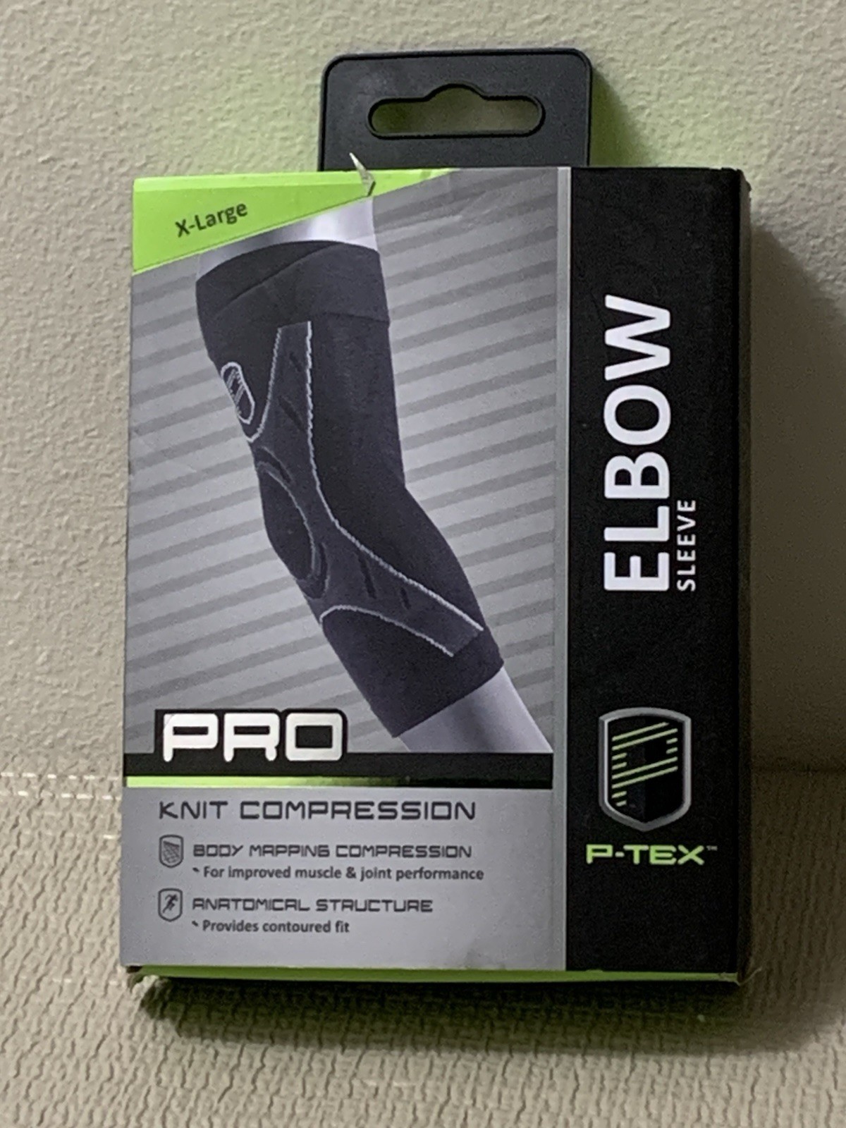 P-TEX ** ELBOW SLEEVE** ” P-TEXE500 “ **BLACK **NEW** XL