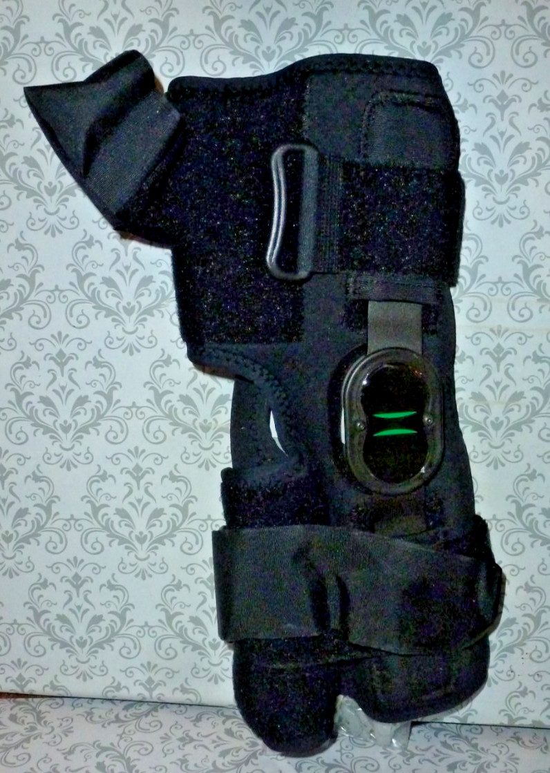 Title: Hely & Weber Knapp Hinged Knee Orthosis Brace Black Small 5656-BLK-L