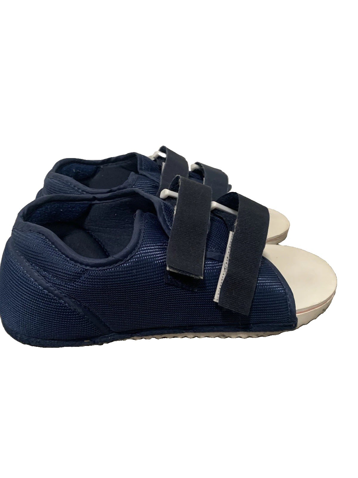 Adjustable Post-Op Shoe for Foot Immobilization, Blue/White, Size WL