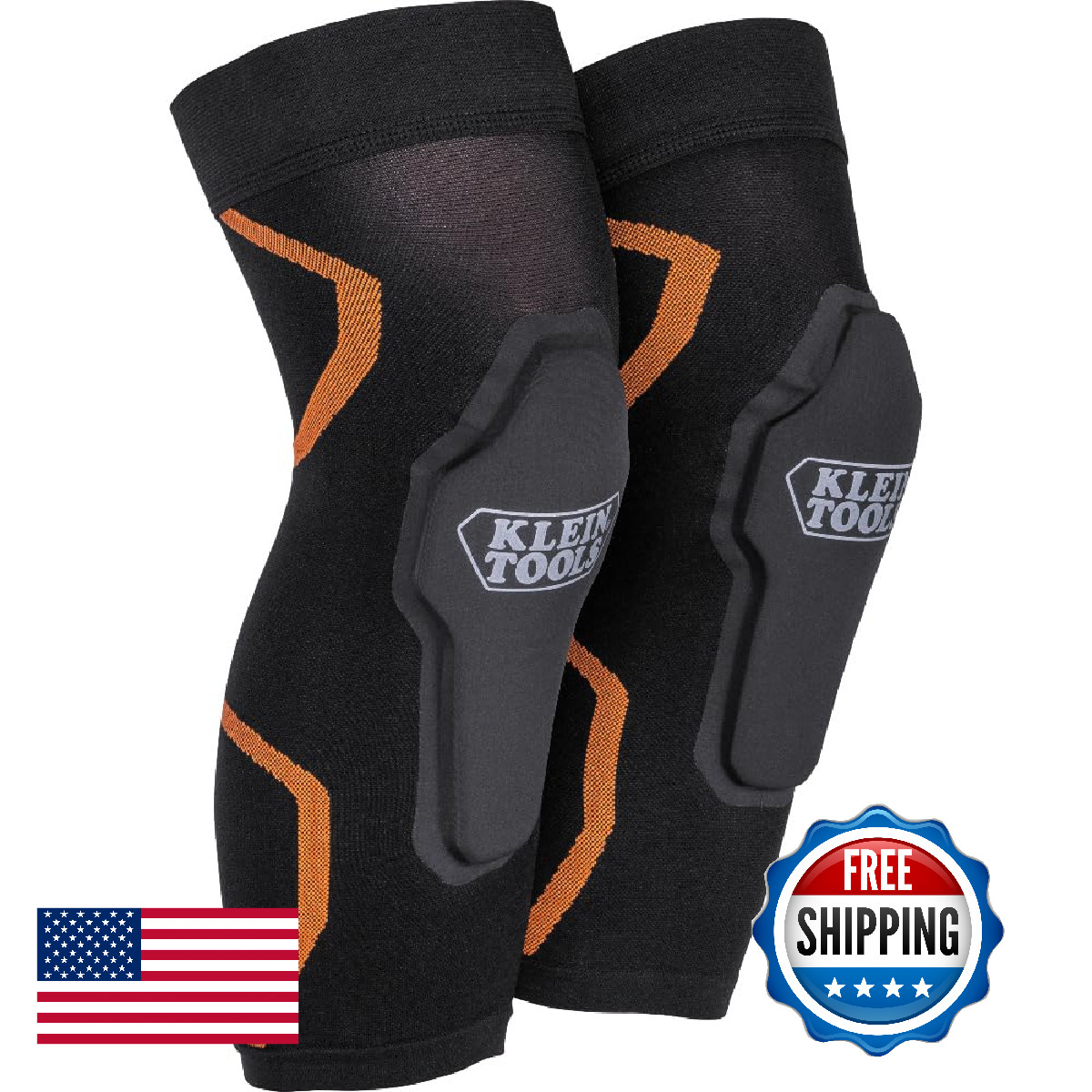 Klein Tools 60624 Knee Pad Compression Sleeve Knee Support For Construction