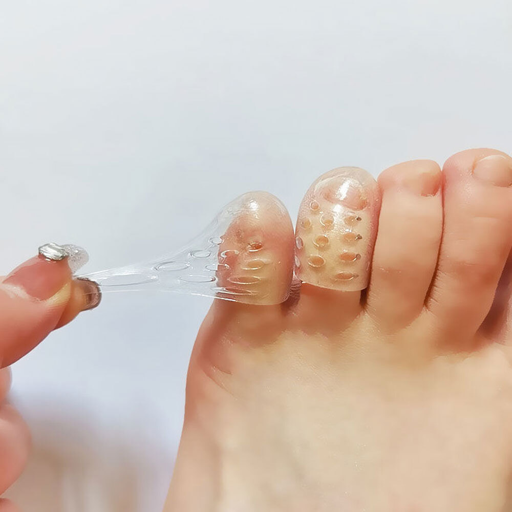 Silicone Toe Caps Anti-Friction Breathable Toe Protector Prevents Blisters AE