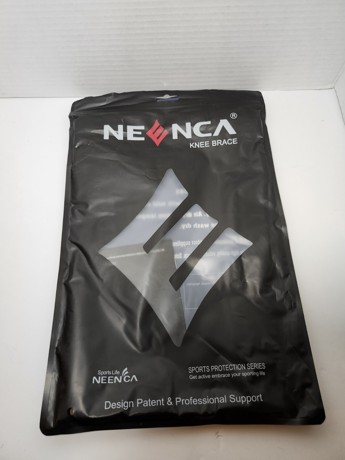 NEENCA Plus Size Knee Brace Side Stabilizers Patella Pad Wrap On XL/2XL Black
