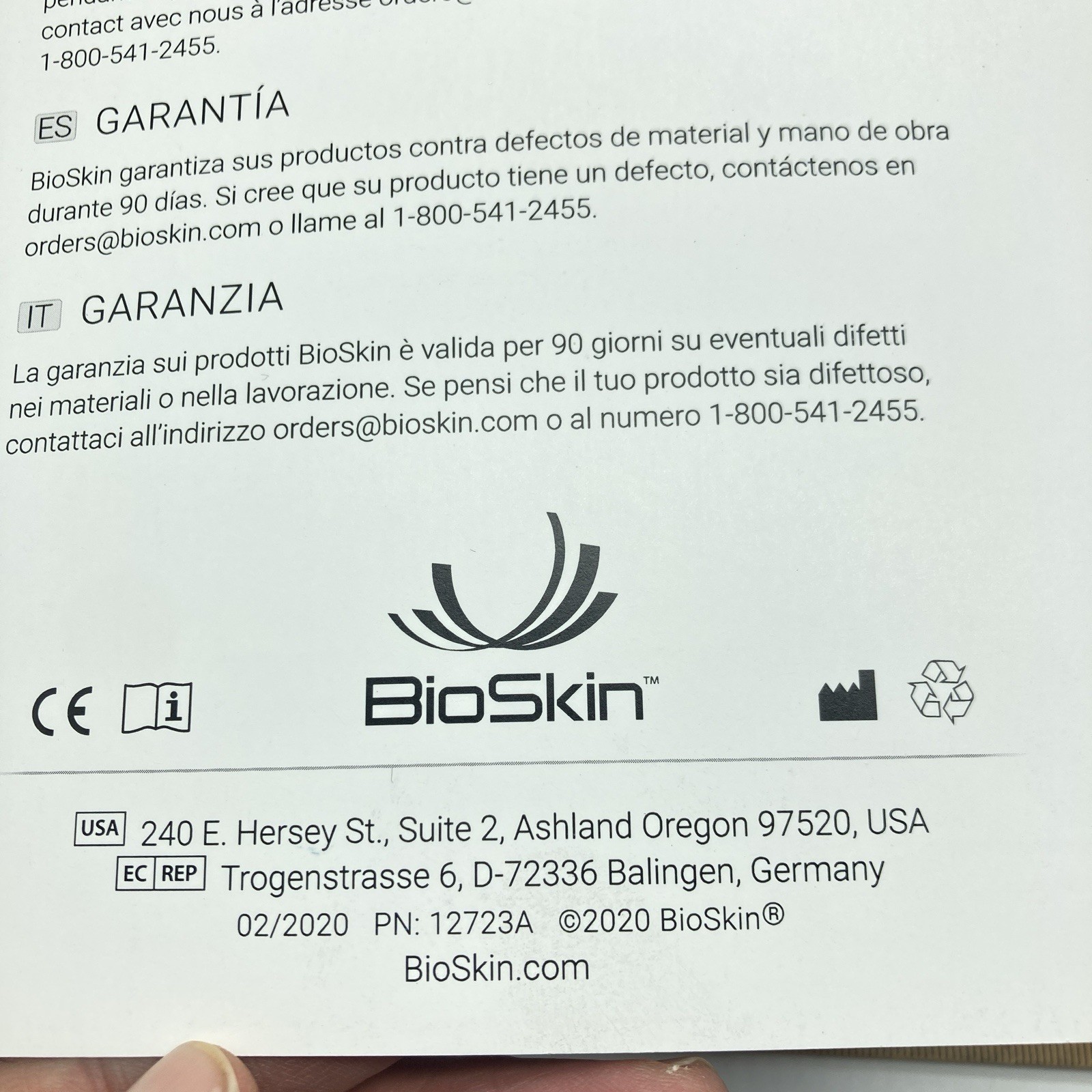 BioSkin AFTR DC Ankle Compression Brace Ankle Wrap Post Injury Relief Small / XS