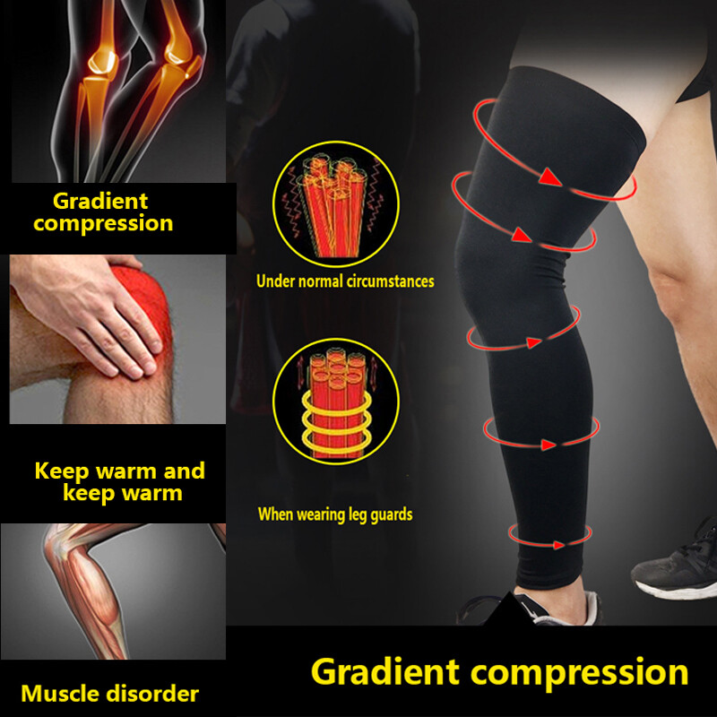 Compression Knee Support Sleeve Brace Running Leg Muscle Pain Relief Anti SUN UV