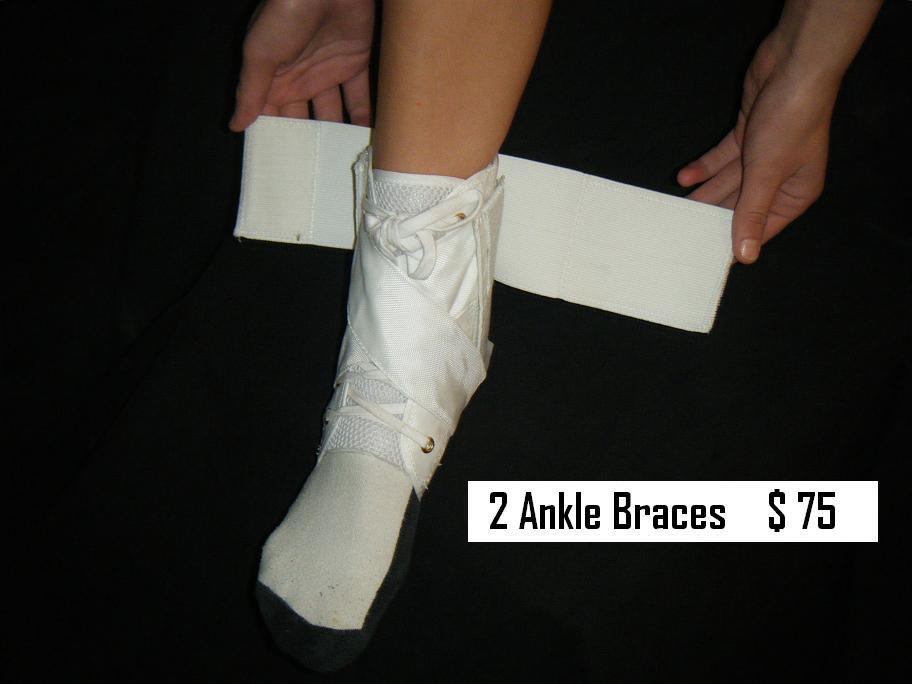Pair of Quality Ankle Braces Free Postage Same Day Shipping OZ SELLER
