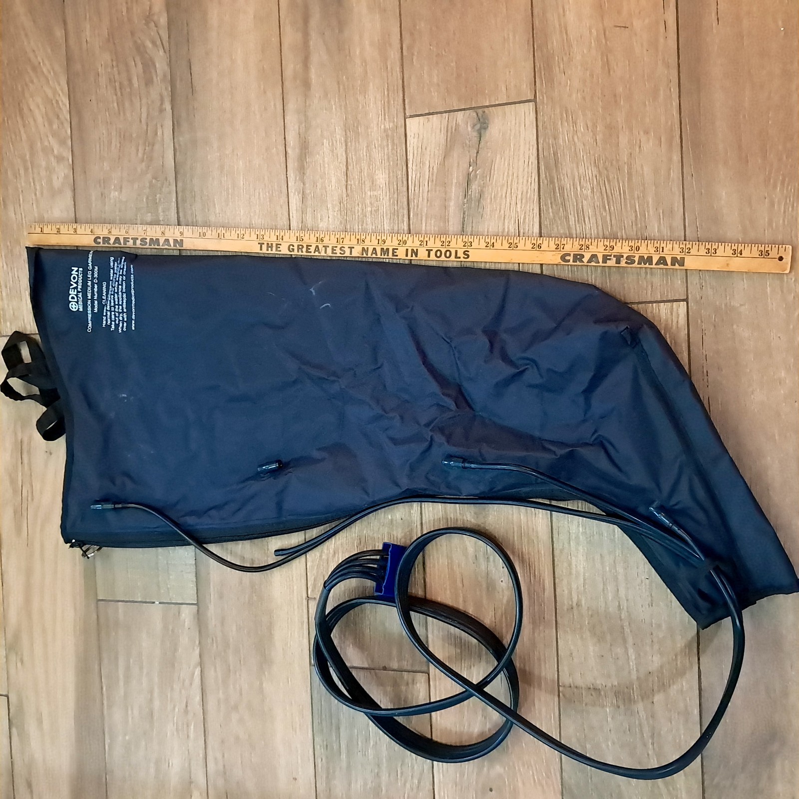 Devon Compression Therapy Garment 4 Chamber CircuFlow Leg Medium D-300M READ