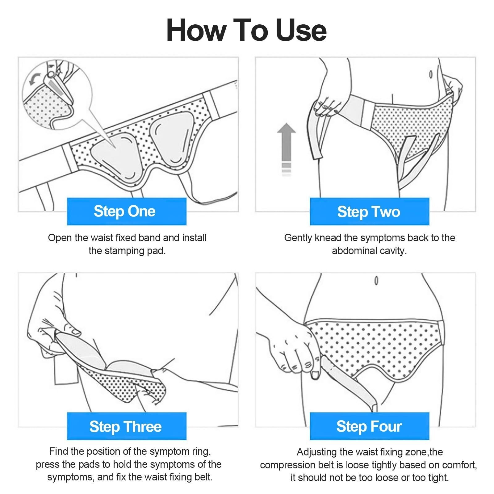 Men’s Medical Inguinal Groin Hernia Support Belt Truss Brace Wrap Pain Relief
