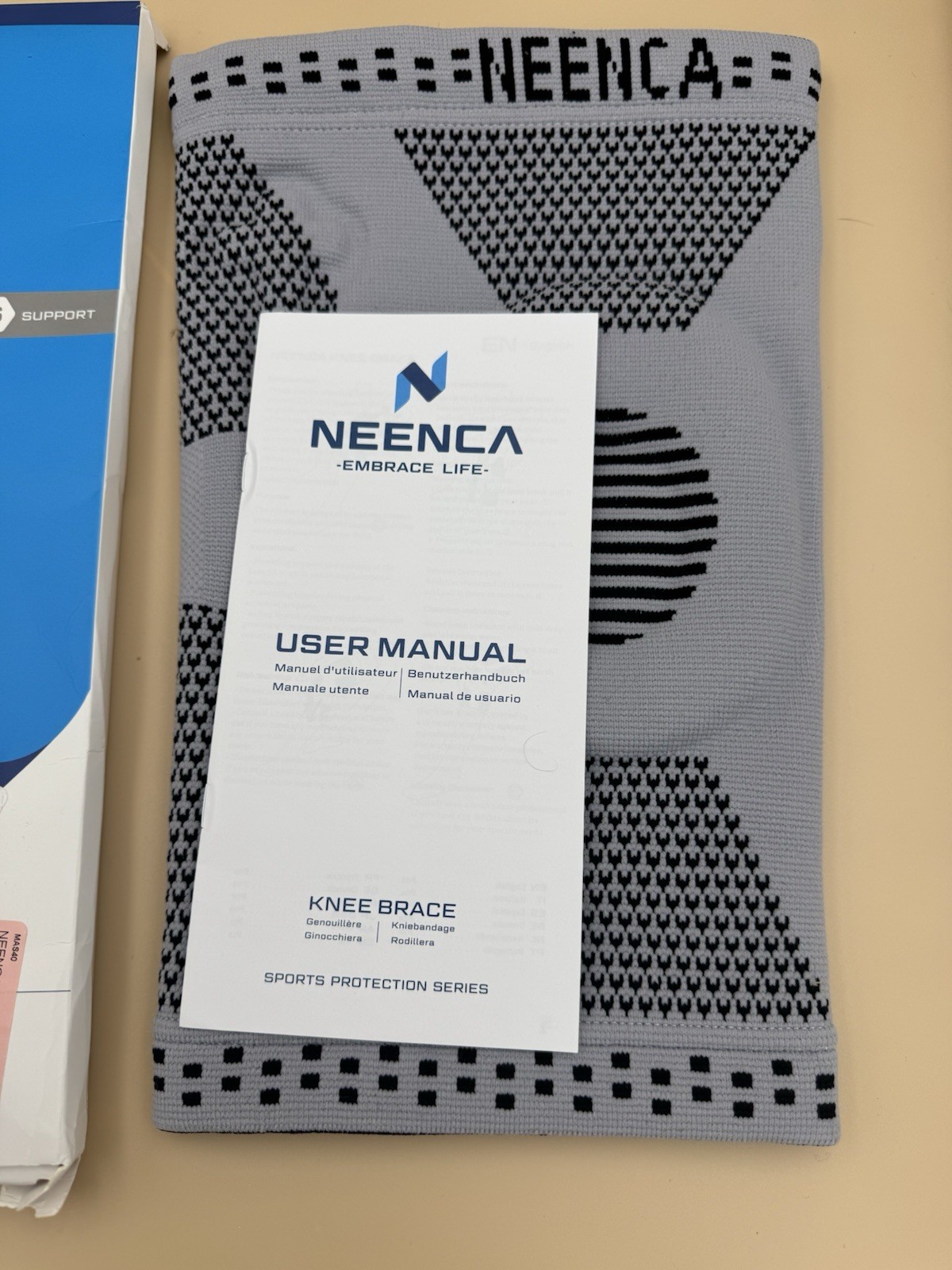 NEENCA Professional Knee Brace for Pain Relief HX051 Gray XXL