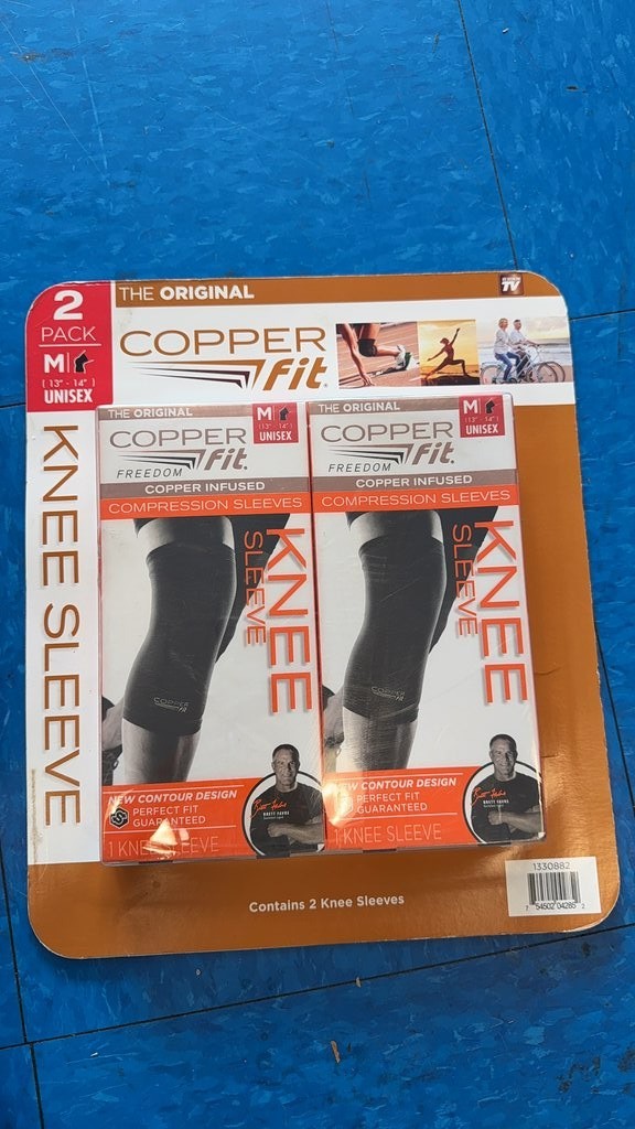 Copper Fit Freedom Knee Sleeve 2-Pack