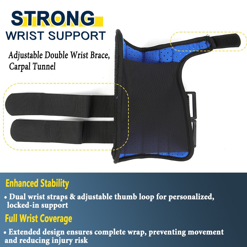 Carpal Tunnel Wrist Brace Metal Splint Hand Brace Support For Work Pain Relief