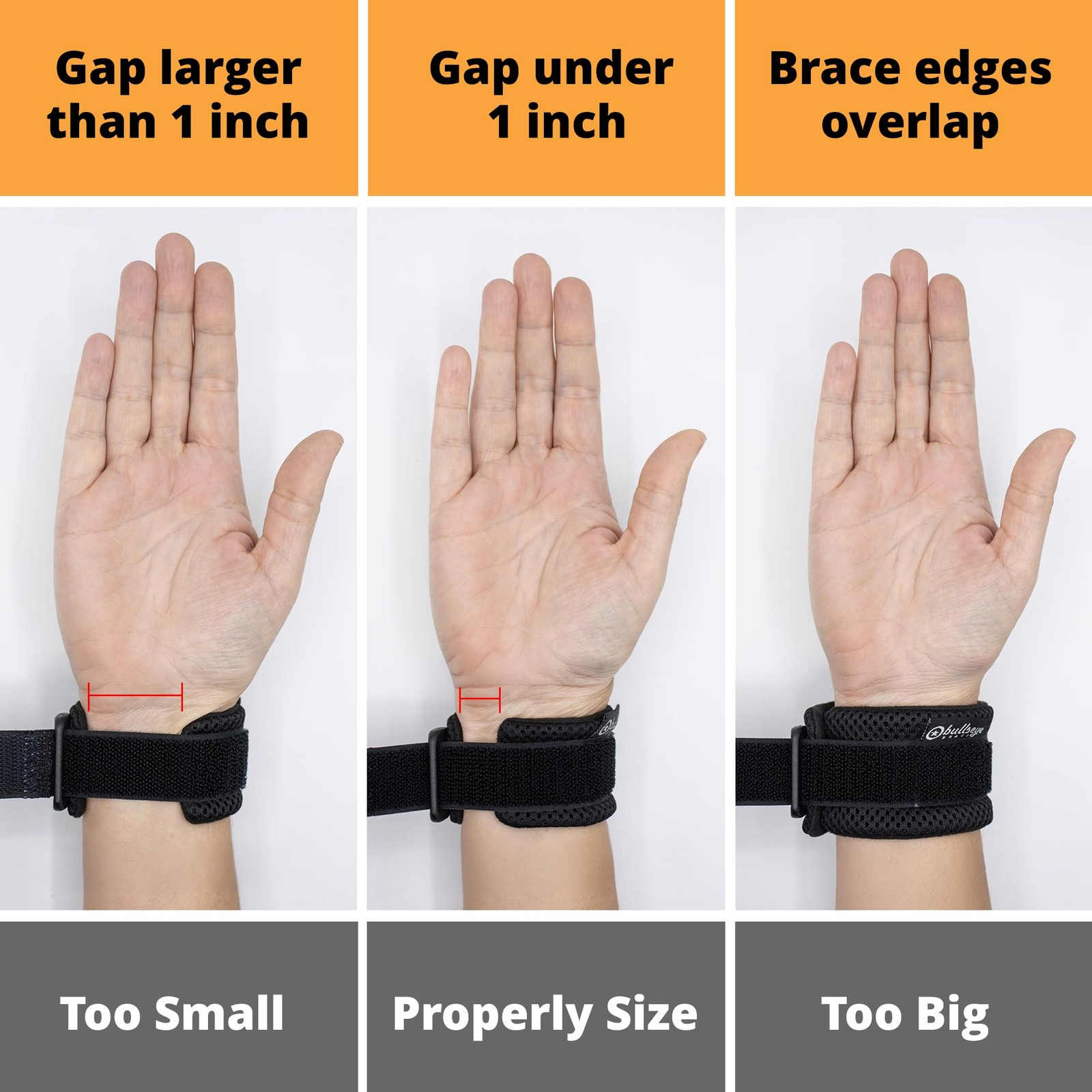 BULLSEYE Wrist Band – Silicone Ring Provides Pain Relief From TFCC Injury |