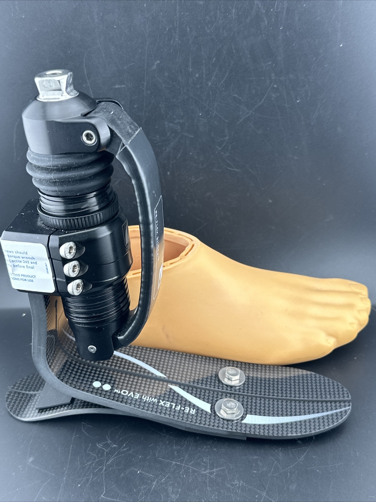 ossur reflex Re-flex Shock prosthetic foot. size 25. category 1. prosthetic leg