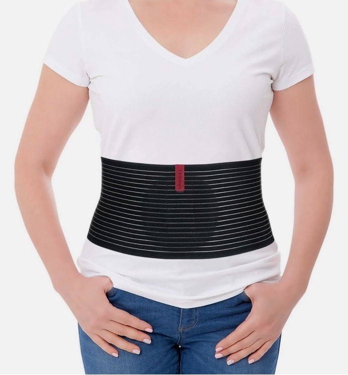 Umbilical Hernia Belt – Abdominal Support Binder with Compression Pad – Unisex
