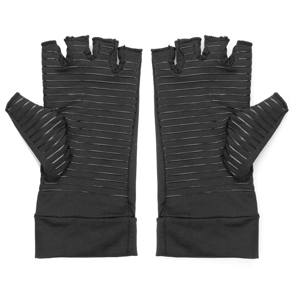 Copper Compression Gloves Arthritis Carpal Hand Wrist Brace Support Non-slip US