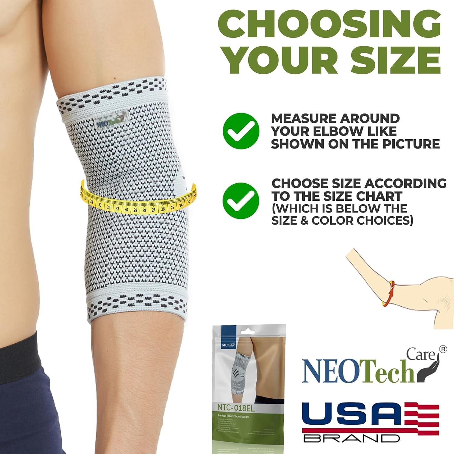 Breathable Elbow Support Brace – Lightweight Compression Sleeve for Men & Women