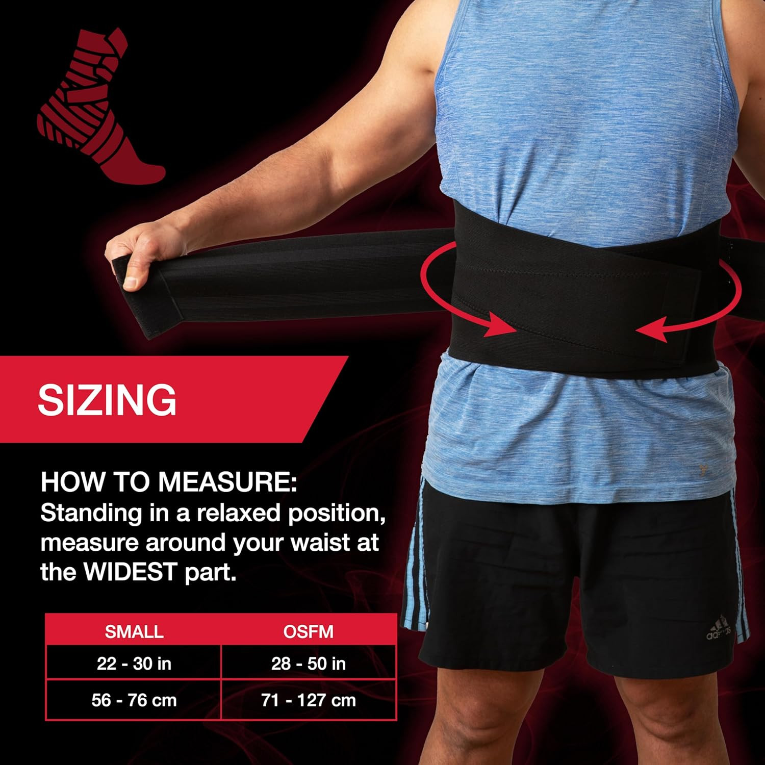 Adjustable Back Brace with Lumbar Support for Men Women Upper Lower Back Black