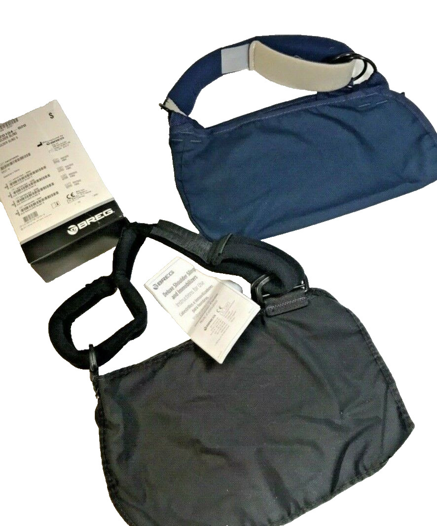 BREG Deluxe Padded Shoulder Arm Sling Small & Blue Emergency Sling From ER
