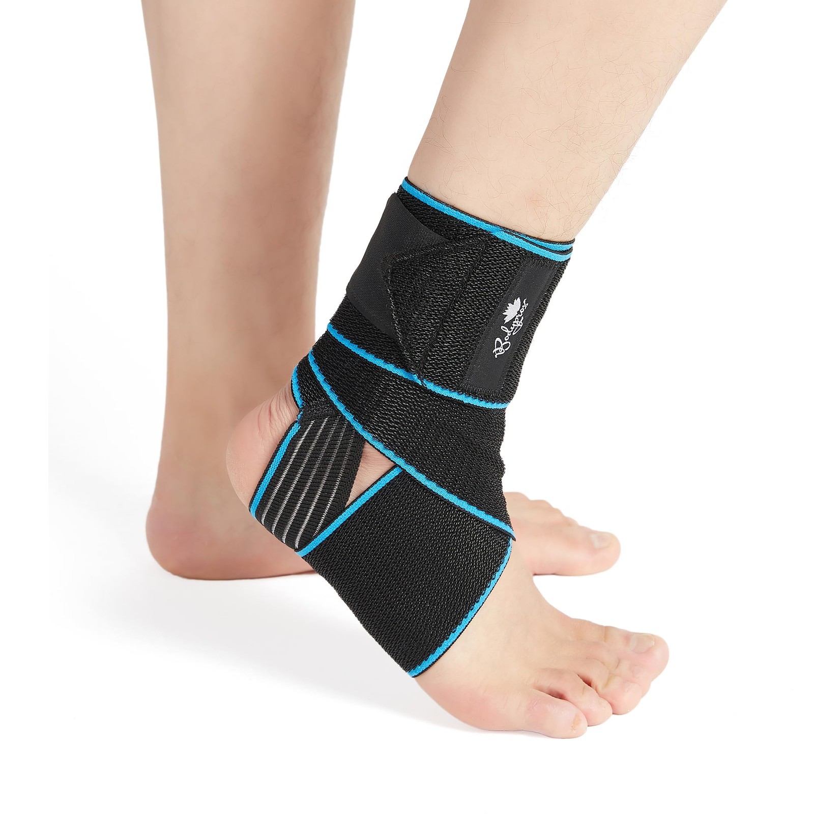 Ankle Support Brace 2 Pack, Adjustable Compression Ankle Braces for Sports Pr…