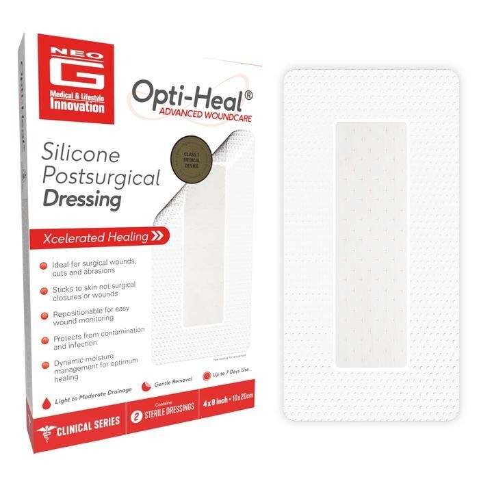 NEO G OPTI-HEAL SIL PSTSRGCL 4X8IN DRS 2